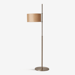 Ardent Linear Floor Lamp – Modern Minimalist Metal & Fabric Standing Light