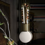 Ardora Wall Lamp — Natural Stone & Brass Sculptural Sconce
