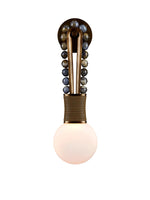 Ardora Wall Lamp — Natural Stone & Brass Sculptural Sconce