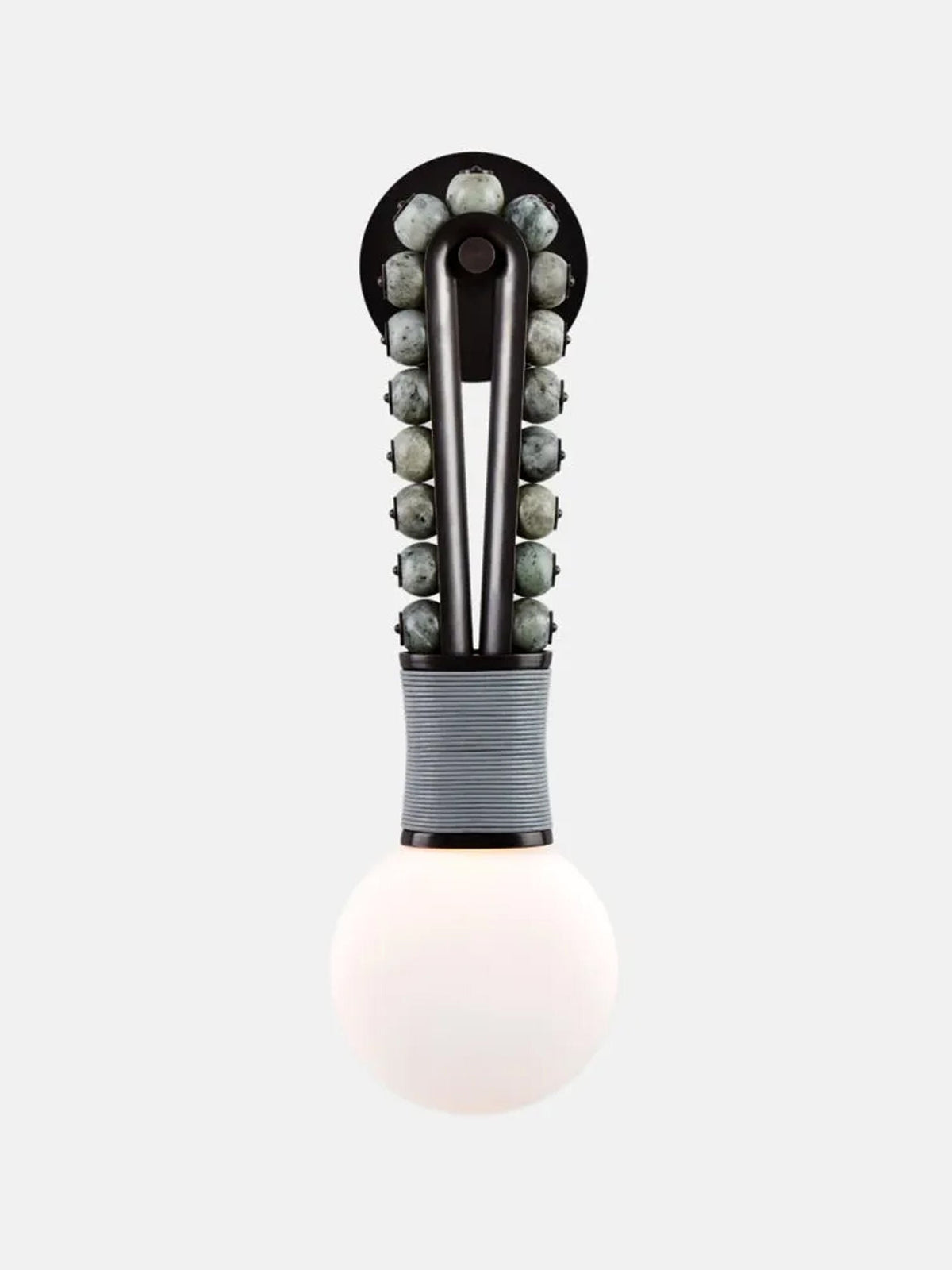 Ardora Wall Lamp — Natural Stone & Brass Sculptural Sconce