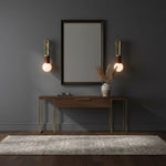 Ardora Wall Lamp — Natural Stone & Brass Sculptural Sconce