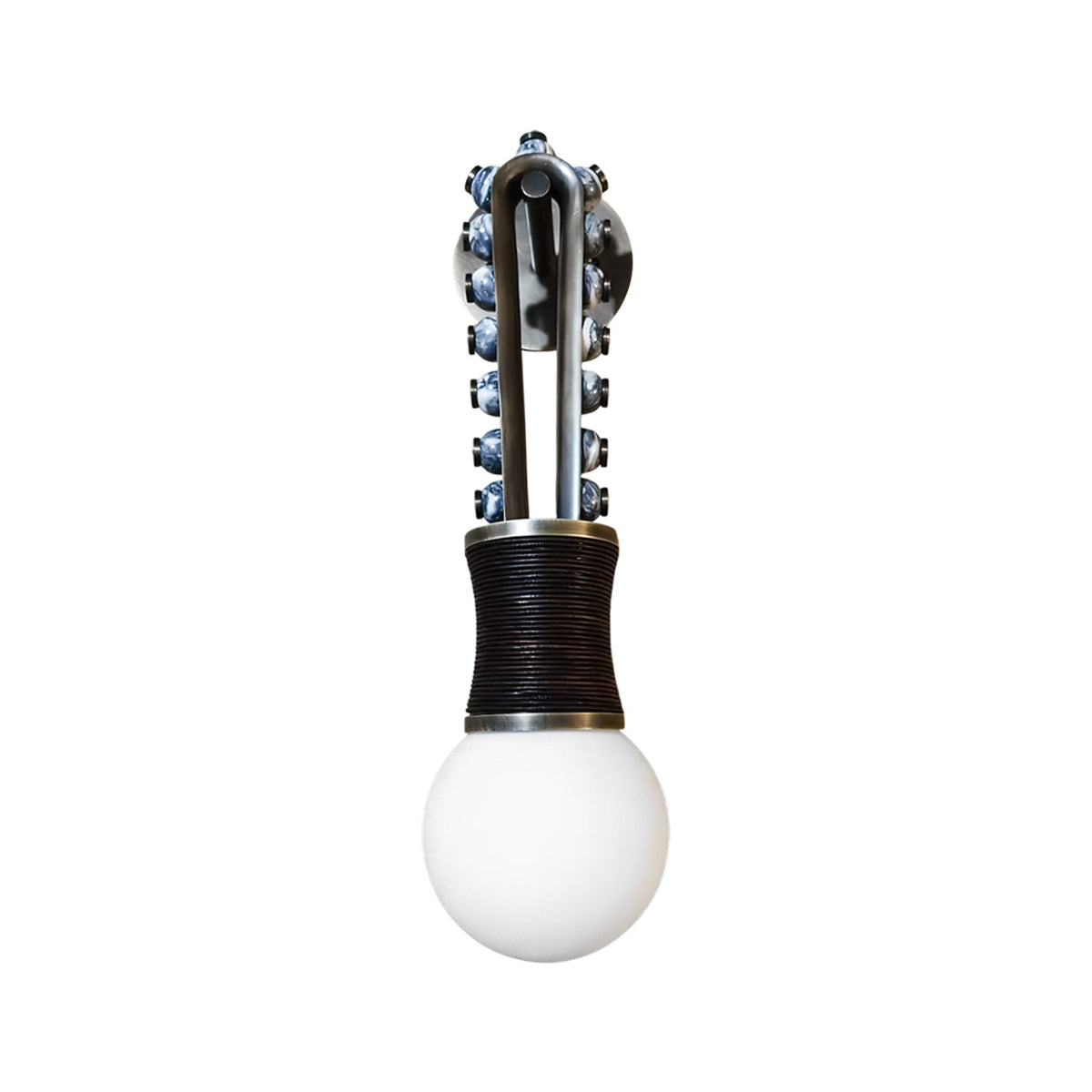 Ardora Wall Lamp — Natural Stone & Brass Sculptural Sconce