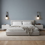 Ardora Wall Lamp — Natural Stone & Brass Sculptural Sconce