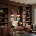 Ardora Wall Lamp — Natural Stone & Brass Sculptural Sconce