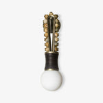 Ardora Wall Lamp — Natural Stone & Brass Sculptural Sconce