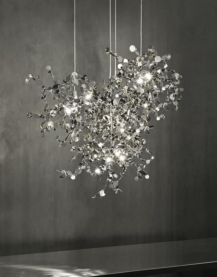 Luminex Modern Cloud Pendant Light – Designer Stainless Steel Chandelier
