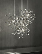 Luminex Modern Cloud Pendant Light – Designer Stainless Steel Chandelier