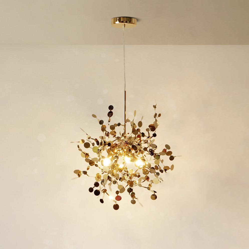 Luminex Modern Cloud Pendant Light – Designer Stainless Steel Chandelier