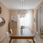 Luminex Modern Cloud Pendant Light – Designer Stainless Steel Chandelier