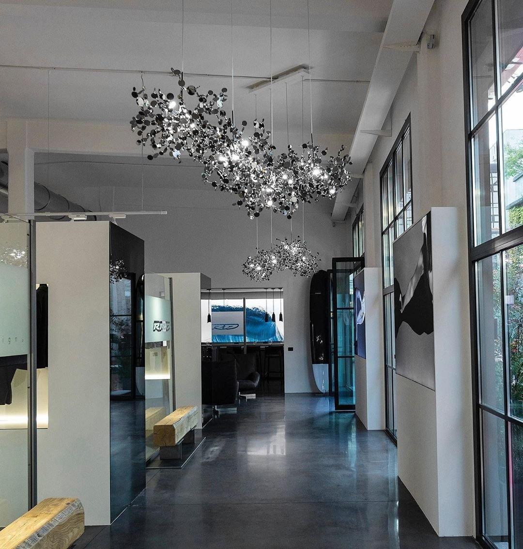 Luminex Modern Cloud Pendant Light – Designer Stainless Steel Chandelier