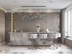 Luminex Modern Cloud Pendant Light – Designer Stainless Steel Chandelier