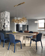 Luminex Modern Cloud Pendant Light – Designer Stainless Steel Chandelier