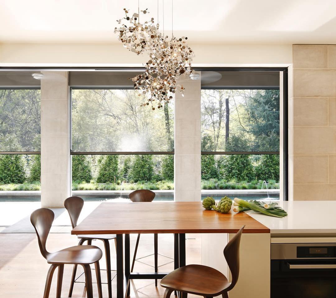 Luminex Modern Cloud Pendant Light – Designer Stainless Steel Chandelier