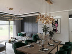 Luminex Modern Cloud Pendant Light – Designer Stainless Steel Chandelier