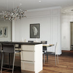 Luminex Modern Cloud Pendant Light – Designer Stainless Steel Chandelier