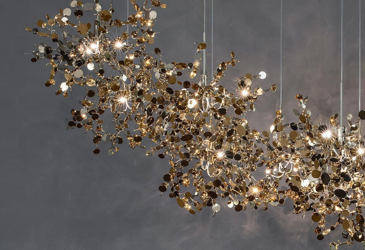 Luminex Modern Cloud Pendant Light – Designer Stainless Steel Chandelier