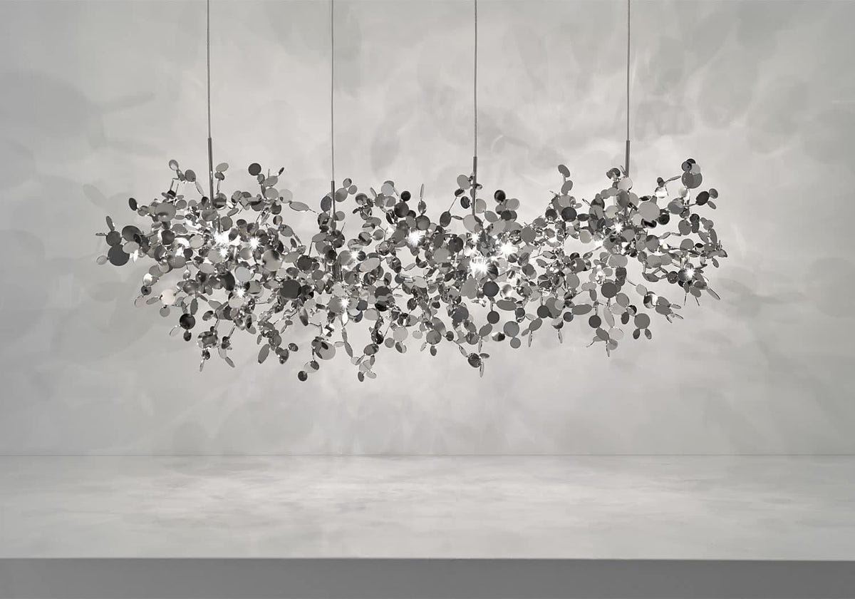 Luminex Modern Cloud Pendant Light – Designer Stainless Steel Chandelier