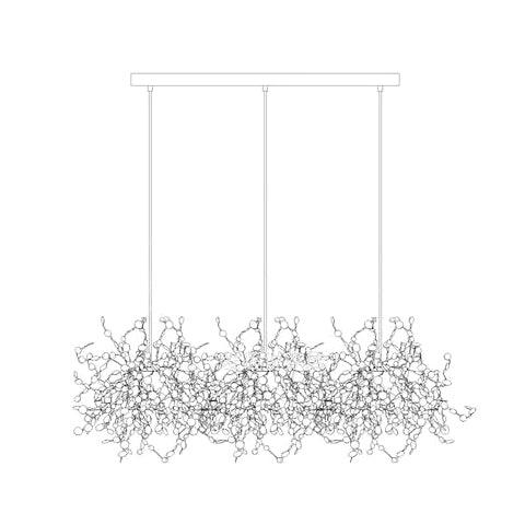 Luminex Modern Cloud Pendant Light – Designer Stainless Steel Chandelier
