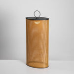 Arlette Solar Lantern Outdoor Lamp with Rattan Shade