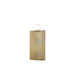 Arlette Solar Lantern Outdoor Lamp with Rattan Shade