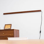 Arlo Wooden LED Wall Sconce – Plug-In Linear Light for Modern Interiors