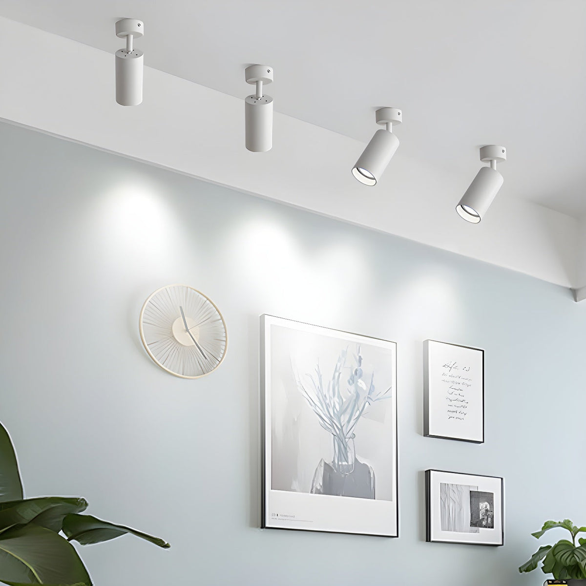 Arlo Adjustable Ceiling Spotlight in Black, White, or Gold – Modern Architectural Accent Light