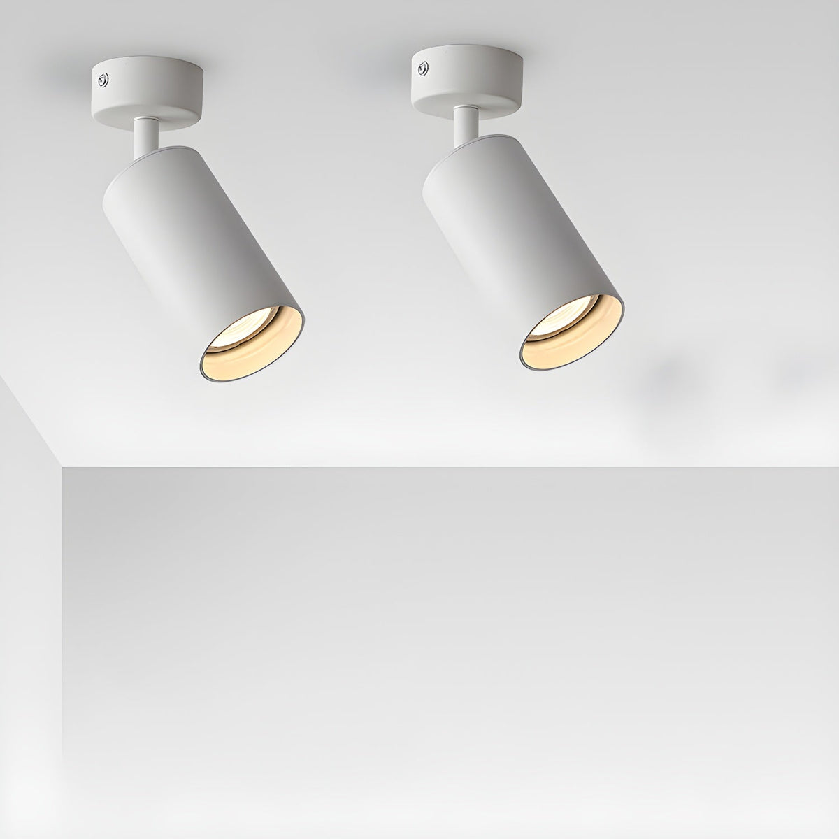 Arlo Adjustable Ceiling Spotlight in Black, White, or Gold – Modern Architectural Accent Light