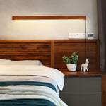 Arlo Wooden LED Wall Sconce – Plug-In Linear Light for Modern Interiors
