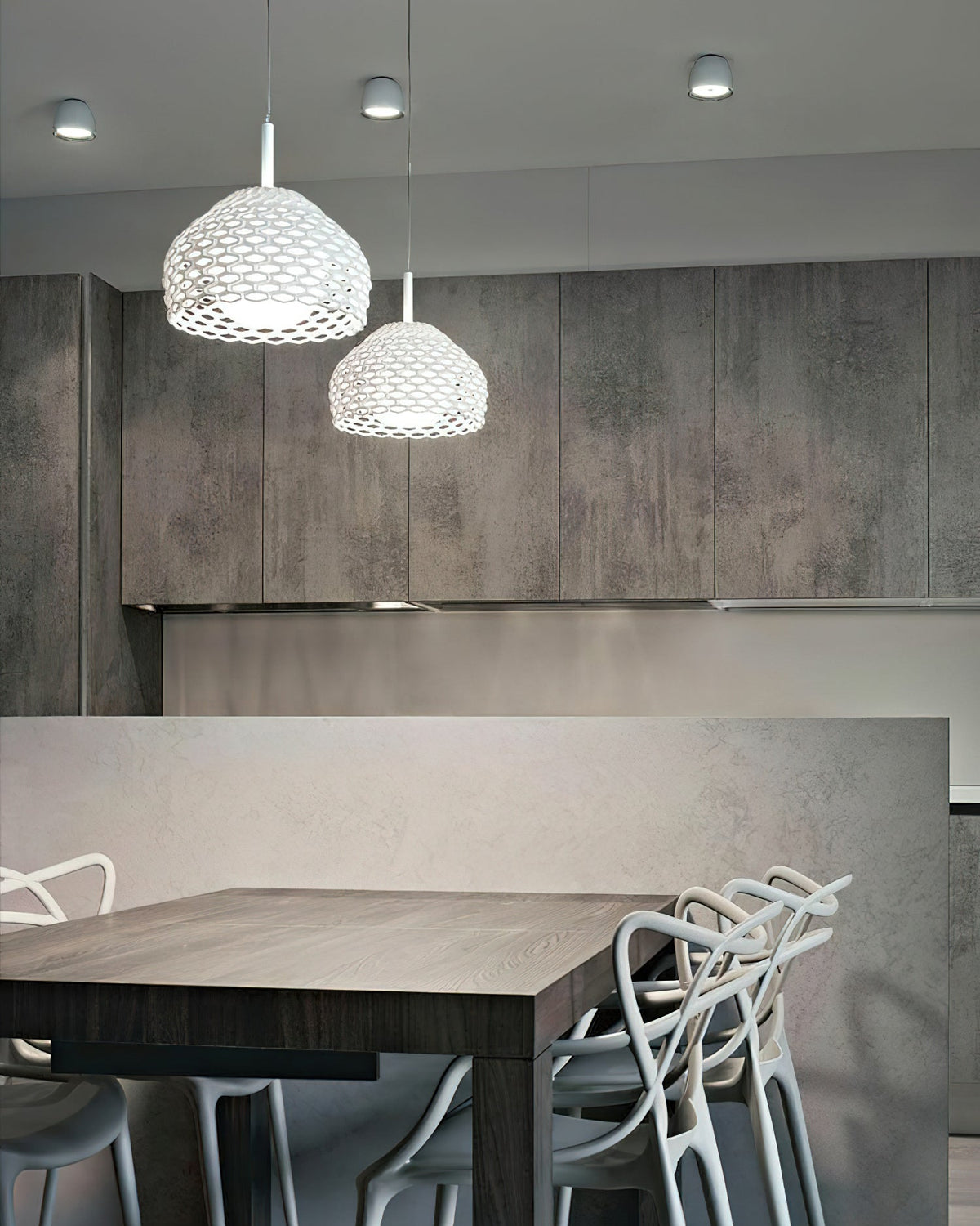 Armadillo Sculptural Pendant Light – Modern Metal Hanging Lamp for Dining & Living Spaces