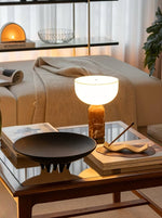 Arno Sphere Marble Table Lamp – Modern Sculptural LED Desk Light