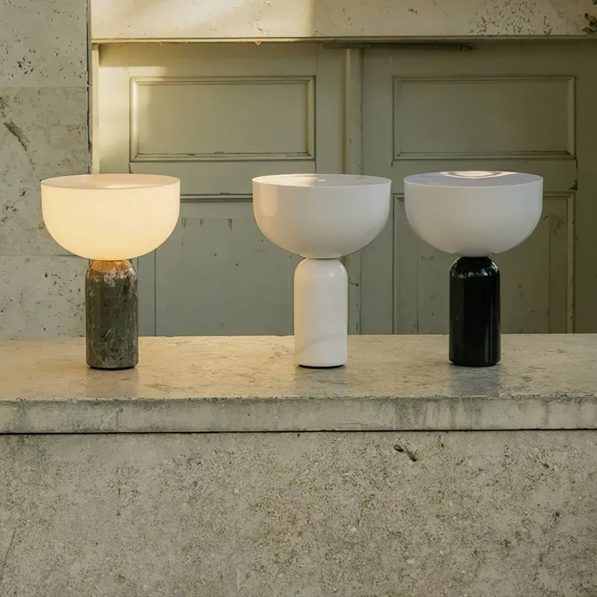 Arno Sphere Marble Table Lamp – Modern Sculptural LED Desk Light