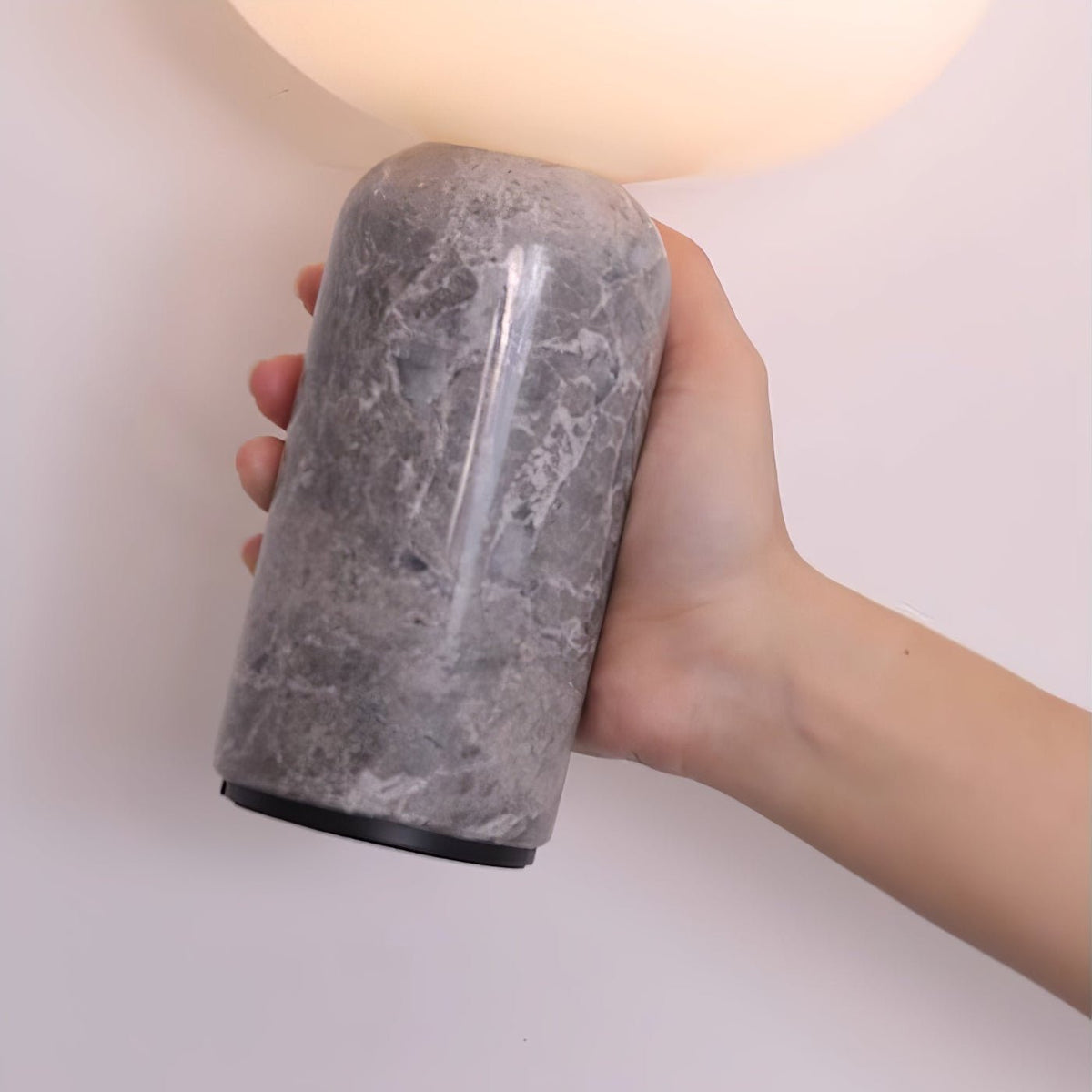 Arno Sphere Marble Table Lamp – Modern Sculptural LED Desk Light
