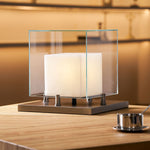 Arqra Alabaster Table Lamp – Sculptural LED Accent Light for Modern Interiors