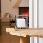 Arqra Alabaster Table Lamp – Sculptural LED Accent Light for Modern Interiors