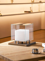 Arqra Alabaster Table Lamp – Sculptural LED Accent Light for Modern Interiors