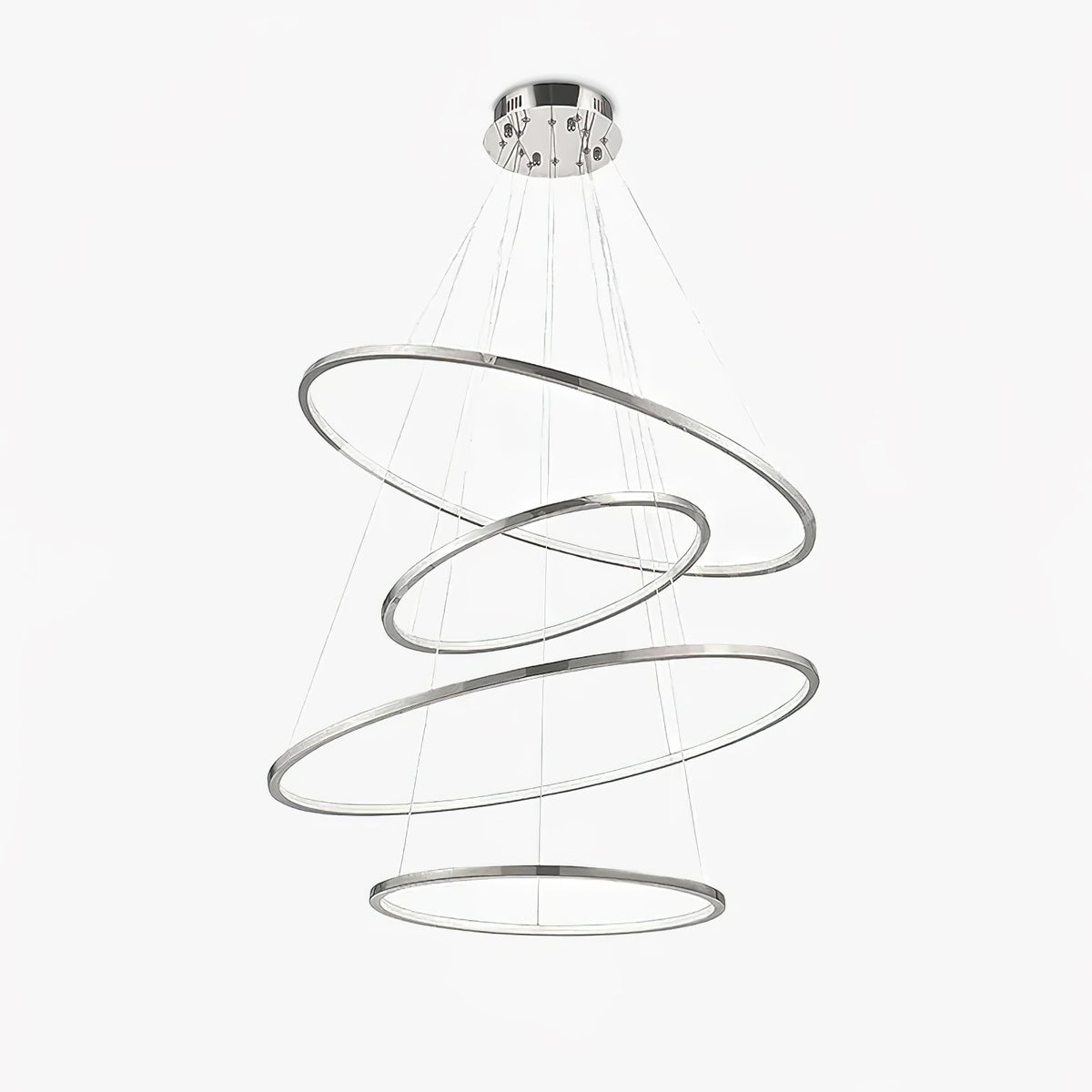 Serenitas Modern LED Chandelier – Sculptural Multi-Tier Pendant Light