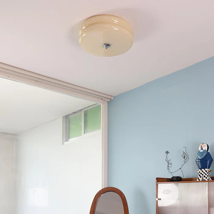 Simple Round Glass Led Ceiling Lights Modern Nordic Pendant Light Home Decoration Bedroom Living Room Chandelier Ceiling Lamp