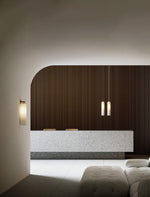 Art Glass Wall Sconce with Dual Mounting, Mouthblown Glass, Gold, Black, or Sand Nickel
