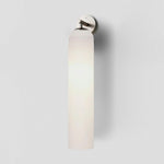 Art Glass Wall Sconce with Dual Mounting, Mouthblown Glass, Gold, Black, or Sand Nickel