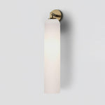 Art Glass Wall Sconce with Dual Mounting, Mouthblown Glass, Gold, Black, or Sand Nickel
