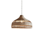 Artisan Rattan Dome Pendant Light – Natural Woven Shade for Modern Interiors