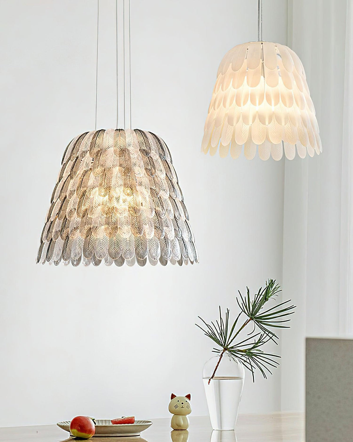 artistic-feather-pendant-light