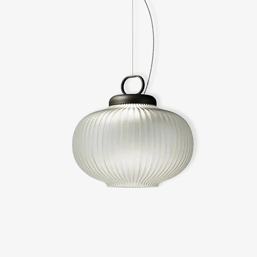 Artisan Gourd Glass Pendant Light – Modern LED Hanging Lamp for Dining & Living Spaces