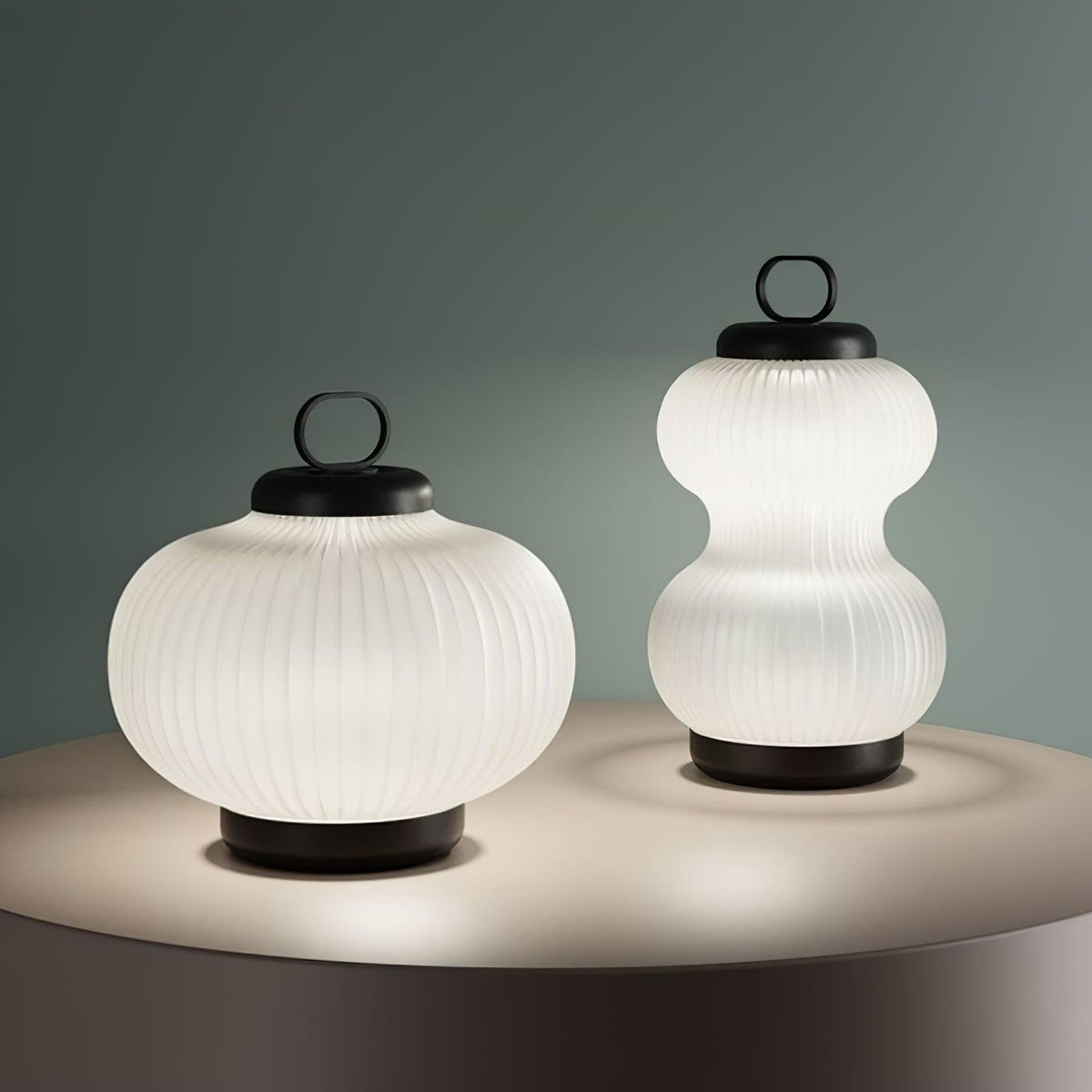 Artisan Gourd Glass Pendant Light – Modern LED Hanging Lamp for Dining & Living Spaces