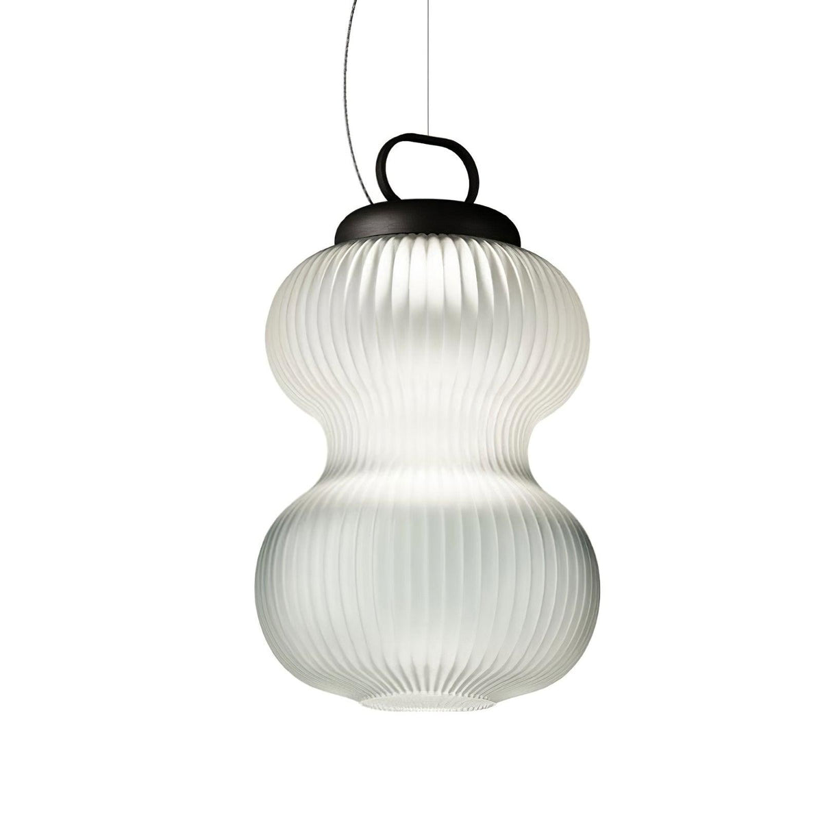 Artisan Gourd Glass Pendant Light – Modern LED Hanging Lamp for Dining & Living Spaces