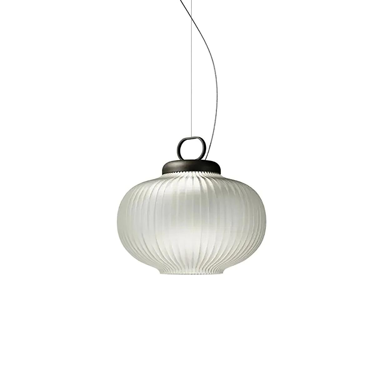 Artisan Gourd Glass Pendant Light – Modern LED Hanging Lamp for Dining & Living Spaces