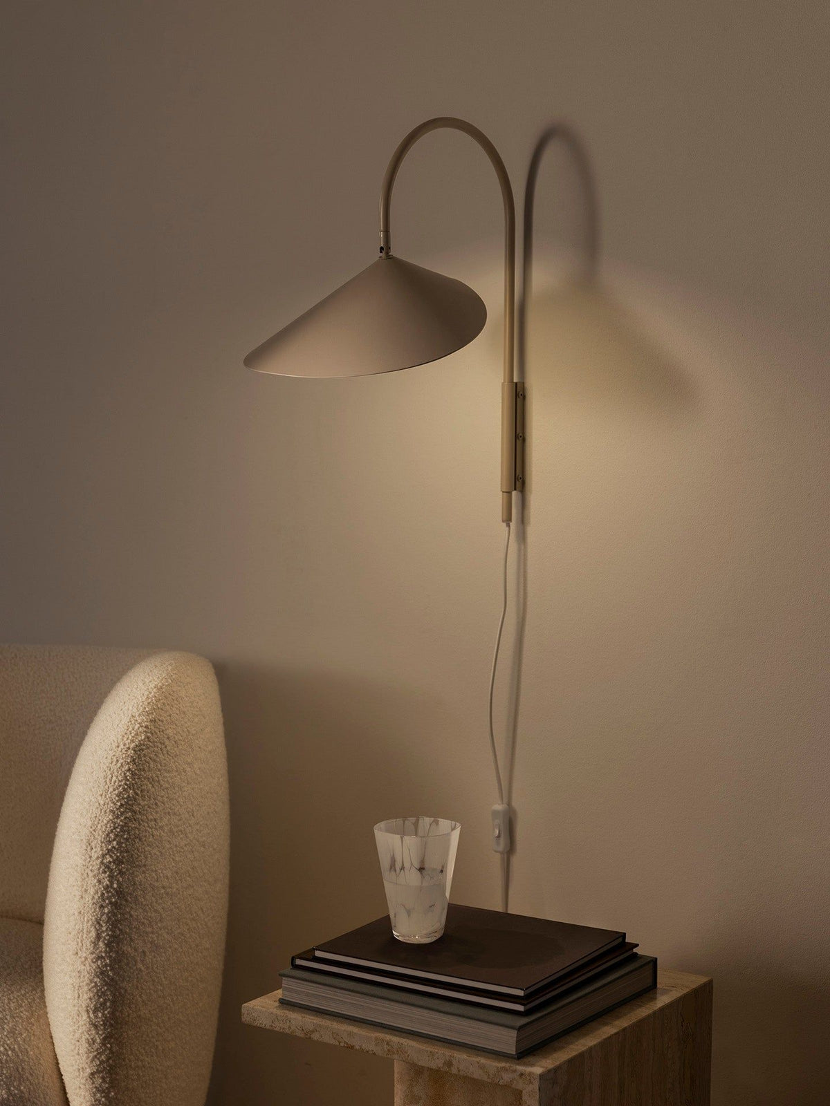 Alocasia Swivel Plug-In Wall Sconce with Adjustable Shade