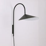 Alocasia Swivel Plug-In Wall Sconce with Adjustable Shade