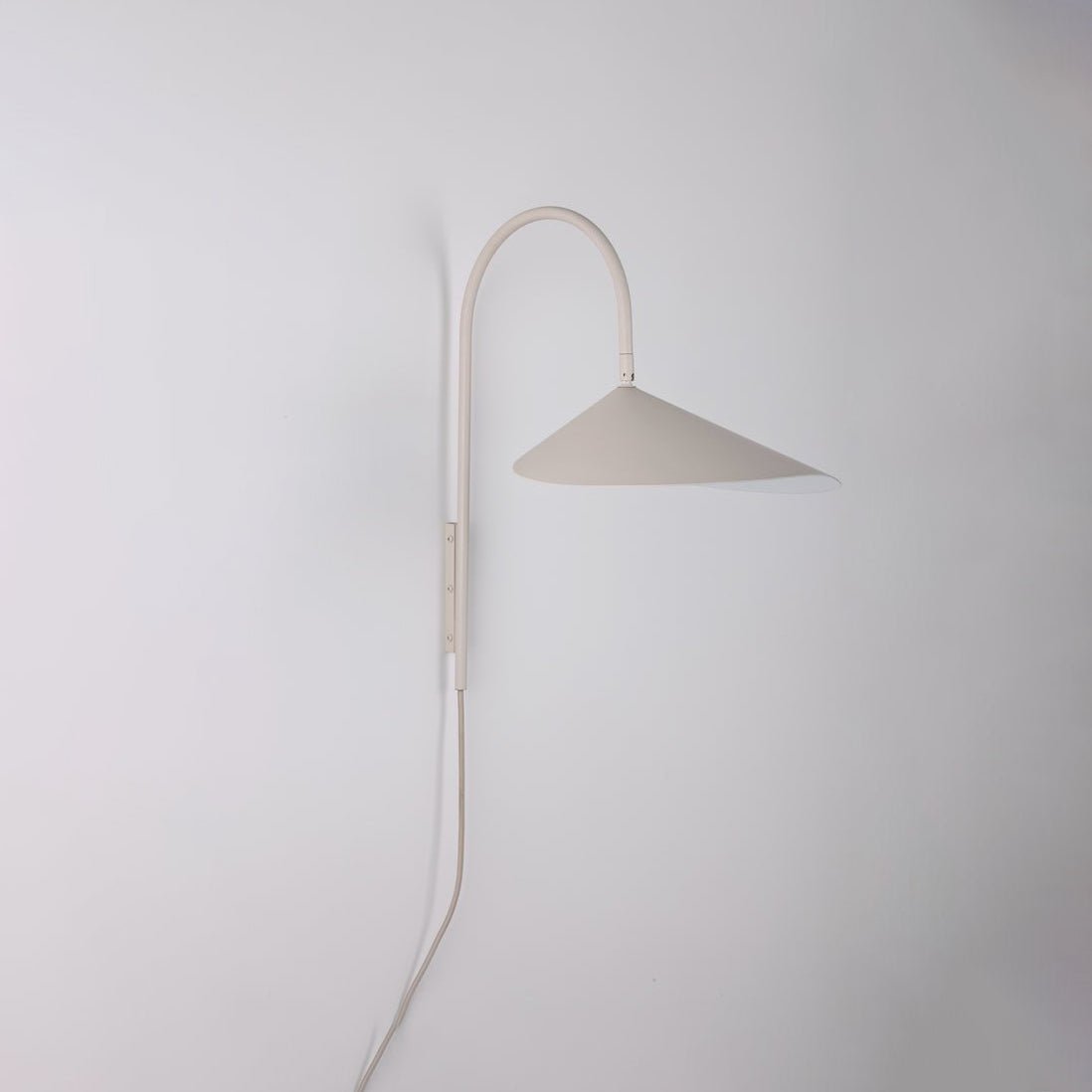 Alocasia Swivel Plug-In Wall Sconce with Adjustable Shade