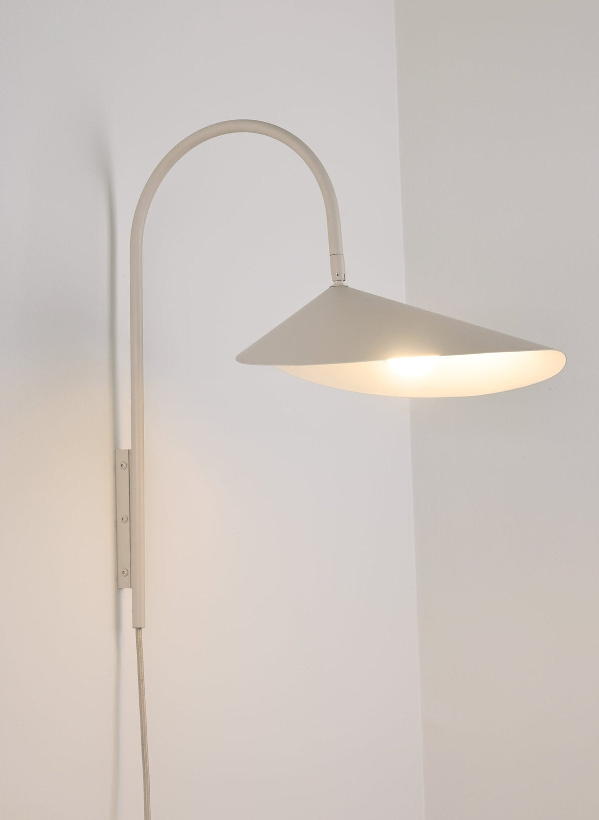 Alocasia Swivel Plug-In Wall Sconce with Adjustable Shade